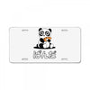 panda surprise License Plate