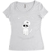 not today fam Women's Triblend Scoop T-shirt