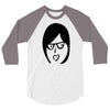 crazy girl 3/4 Sleeve Shirt