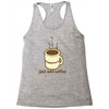 funny retro coffee Racerback Tank