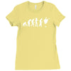 evolution of angus young Ladies Fitted T-Shirt