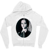on wednesdays we wear black Zipper Hoodie