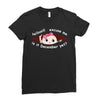 December  Peeking Out Baby Girl Ladies Fitted T-Shirt