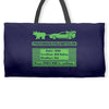 delorean trail Weekender Totes