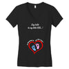 Say Hello to My Little BB Women's V-Neck T-Shirt