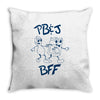 peanut butter and jelly bff Throw Pillow