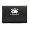 made in 1975 mens 40th birthday Accessory Pouches