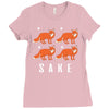 four fox sake Ladies Fitted T-Shirt