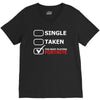 too busy playing fortnite White Logo V-Neck Tee