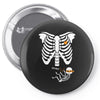 pregnant skeleton baby costume halloween maternity ninja ladies Pin-back button