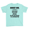 Super August Girl Youth Tee