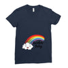 Rainbow Baby Ladies Fitted T-Shirt