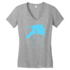 water planet global warming world ocean banksy nature graphic Women's V-Neck T-Shirt