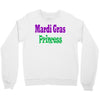 mardi gras princess Crewneck Sweatshirt