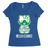 hello clarice Women's Triblend Scoop T-shirt