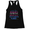 don't be jealous just because i'm a super cute november girl Racerback Tank