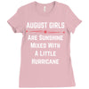 August Girls Ladies Fitted T-Shirt