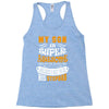 My Son Is Super Awesome His Stepdad Racerback Tank