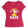glorious pc gaming master race Women's Triblend Scoop T-shirt
