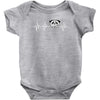 pug heartsnort Baby Bodysuit