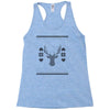 ugly deer christmas Racerback Tank
