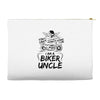 You Cant Scare Me I am Biker Uncle Accessory Pouches