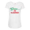 grace the blesssingg!! Maternity Scoop Neck T-shirt