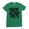trick or treat Ladies Fitted T-Shirt