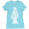 santa muerte blanca Ladies Fitted T-Shirt