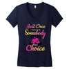 just once i want to be somebody elses fi̇rst choice Women's V-Neck T-Shirt