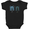 speak friend and enter Baby Bodysuit