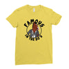 famous in the 90's Ladies Fitted T-Shirt