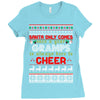 santa only comes once a year gramps is always here to cheer Ladies Fitted T-Shirt