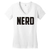 nerd (3) Women's V-Neck T-Shirt