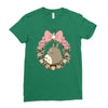 totoro Ladies Fitted T-Shirt