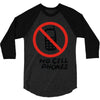 no cell phones 3/4 Sleeve Shirt