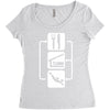 v2 eat sleep scuba dive Women's Triblend Scoop T-shirt