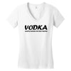 vodka water for happy people t shirt s m l xl 2xl 3xl funny beer keg c Women's V-Neck T-Shirt