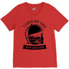 i love my dad V-Neck Tee