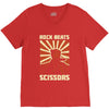rock beat scissors V-Neck Tee