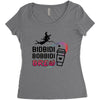 Bidbidi Bobbidi Brew Women's Triblend Scoop T-shirt