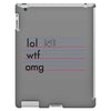 practice your texting iPad 3 and 4 Case