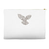 dove typography Accessory Pouches