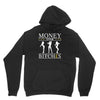 money over bitches graphic Hoodie