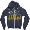camp forest Zipper Hoodie