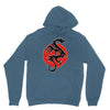 sun dragon with pearl   black red white Hoodie