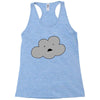 cloud say huh Racerback Tank