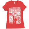 scream for coffee Ladies Fitted T-Shirt