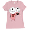 personnage de cartoon Ladies Fitted T-Shirt