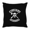 the walking dead survivor Throw Pillow